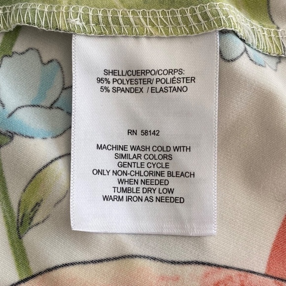 BEAUTIFUL floral print London Times faux wrap dress with tie size medium - Picture 8 of 9